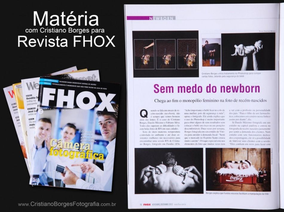 Nossa empresa na Revista FHOX Nossa empresa na Revista FHOX